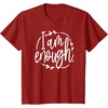 image:imageI am Enough Great gift for Christian and Religious Women TShirtCranberry Red