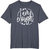 image:imageI am Enough Great gift for Christian and Religious Women TShirtHeather Blue