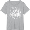 image:imageI am Enough Great gift for Christian and Religious Women TShirtHeather Grey