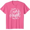image:imageI am Enough Great gift for Christian and Religious Women TShirtPink Heather