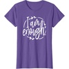 image:imageI am Enough Great gift for Christian and Religious Women TShirtPurple Heather