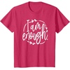 image:imageI am Enough Great gift for Christian and Religious Women TShirtRed Heather