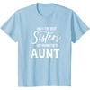 image:imageOnly the Best Sisters Get Promoted to Aunt  Gift for Aunts TShirtBaby Blue