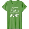 image:imageOnly the Best Sisters Get Promoted to Aunt  Gift for Aunts TShirtGrass Green