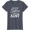 image:imageOnly the Best Sisters Get Promoted to Aunt  Gift for Aunts TShirtHeather Blue