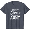 image:imageOnly the Best Sisters Get Promoted to Aunt  Gift for Aunts TShirtHeather Blue