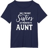 image:imageOnly the Best Sisters Get Promoted to Aunt  Gift for Aunts TShirtNavy Blue
