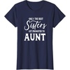 image:imageOnly the Best Sisters Get Promoted to Aunt  Gift for Aunts TShirtNavy Blue