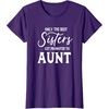image:imageOnly the Best Sisters Get Promoted to Aunt  Gift for Aunts TShirtPurple