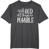 image:imageWith God  Great gift for Christian and Religious Women TShirtDark Heather Grey