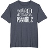 image:imageWith God  Great gift for Christian and Religious Women TShirtHeather Blue
