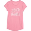 image:imageWith God  Great gift for Christian and Religious Women TShirtPink