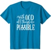 image:imageWith God  Great gift for Christian and Religious Women TShirtSapphire Blue