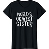 image:imageWorlds Okayest Sister  Sister Gifts TShirtBlack
