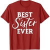 image:imageBest Sister Ever  Great gift for Sister Friend amp More TShirtCranberry Red