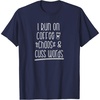 image:imageI Run on Coffee Chaos and Cuss Words Gift for Women TShirtNavy Blue