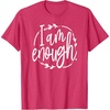 image:imageI am Enough Great gift for Christian and Religious Women TShirtRed Heather
