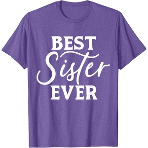 image:imageBest Sister Ever  Great gift for Sister Friend amp More TShirtPurple Heather