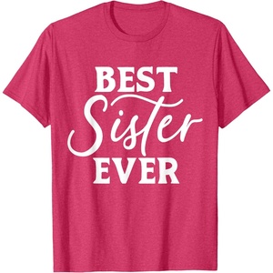 image:imageBest Sister Ever  Great gift for Sister Friend amp More TShirtRed Heather
