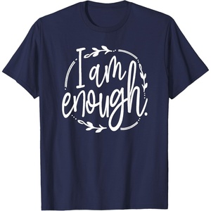 image:imageI am Enough Great gift for Christian and Religious Women TShirtNavy Blue