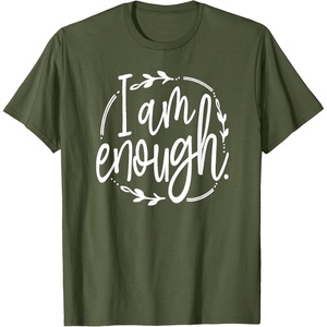 image:imageI am Enough Great gift for Christian and Religious Women TShirtOlive Green