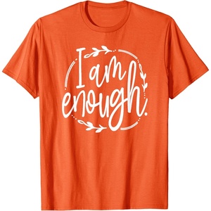 image:imageI am Enough Great gift for Christian and Religious Women TShirtOrange