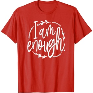image:imageI am Enough Great gift for Christian and Religious Women TShirtRed
