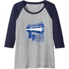 image:imageDont Make Me Use  First Responder Gift Raglan Baseball TeeNavy BlueAthletic Heather