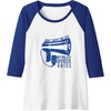 image:imageDont Make Me Use  First Responder Gift Raglan Baseball TeeRoyal BlueWhite