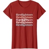 image:imageFirefighters  First Responder Gift TShirtCranberry Red