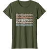 image:imageFirefighters  First Responder Gift TShirtOlive Green