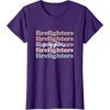 image:imageFirefighters  First Responder Gift TShirtPurple