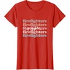 image:imageFirefighters  First Responder Gift TShirtRed