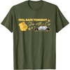 image:imageFeel Safe Tonight  First Responder Gift TShirtOlive Green