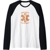 image:imageOff Duty Save Yourself  First Responder Gift Raglan Baseball TeeBlackWhite