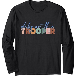 image:imageDibs On The Trooper  First Responder Gift Long Sleeve TShirtBlack