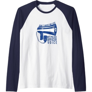 image:imageDont Make Me Use  First Responder Gift Raglan Baseball TeeNavy BlueWhite