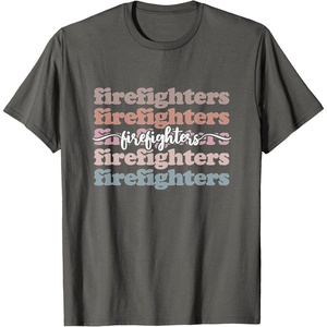 image:imageFirefighters  First Responder Gift TShirtAsphalt Grey