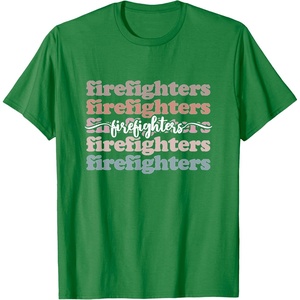 image:imageFirefighters  First Responder Gift TShirtKelly Green