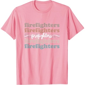 image:imageFirefighters  First Responder Gift TShirtPink