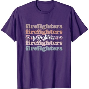 image:imageFirefighters  First Responder Gift TShirtPurple