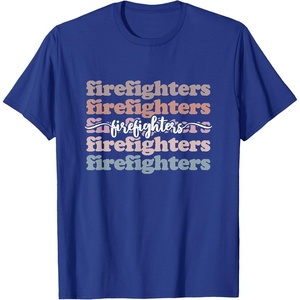 image:imageFirefighters  First Responder Gift TShirtRoyal Blue
