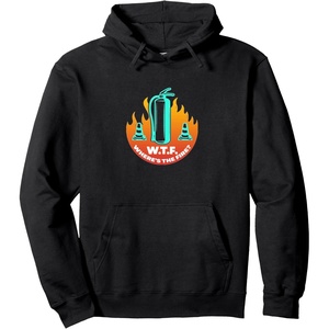 image:imageWheres The Fire  First Responder Gift Pullover HoodieBlack