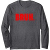 image:imageFunny Bruh Gifts for Teens Tweens amp Teenagers Long Sleeve TShirtDark Heather Grey
