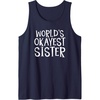 image:imageWorlds Okayest Sister  Sister Gifts Tank TopNavy Blue